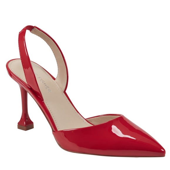 Marc Fisher Hadya Slingback Pump in Red Size 8 - Picture 1 of 11